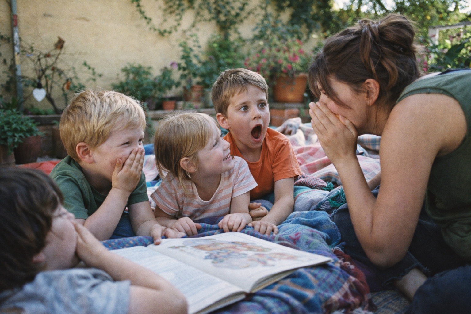 Atelier histoires — enfants qui inventent et racontent ensemble